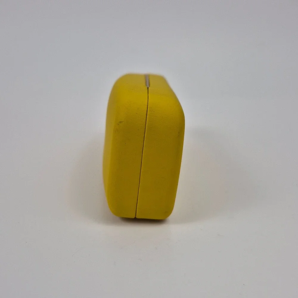 Ray-Ban Yellow Hard Clamshell Sunglasses Case Red Interior Unisex